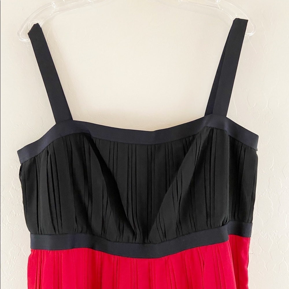 Calvin Klein Red and Black Midi Dress - Picture 3 of 8